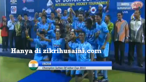 india johan piala sultan johor 2013