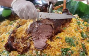 Beriyani daging, beriyani kambing, 