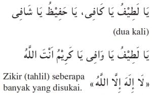 zikir selepas tarawikh, 