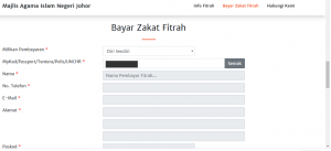 bayar zakat fitrah online,