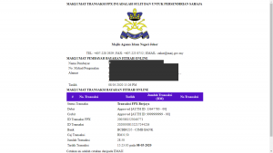 cara bayar zakat fitrah johor online