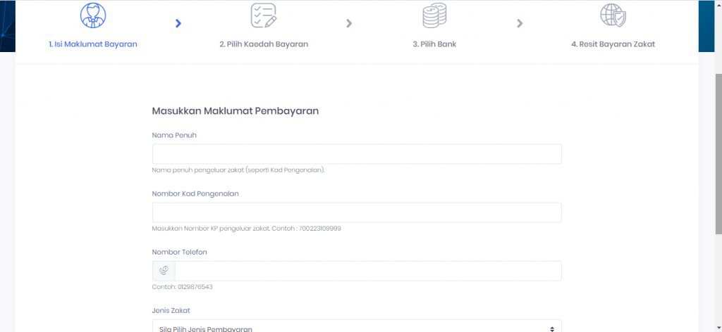 cara bayar zakat fitrah selangor 