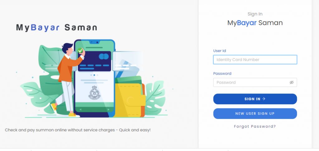 bayar saman online part1