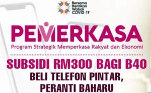 Subsidi Rm 300 beli telepon pintar 