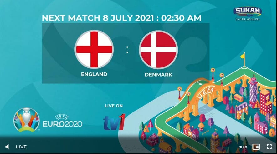 denmar vs england esok pagi 