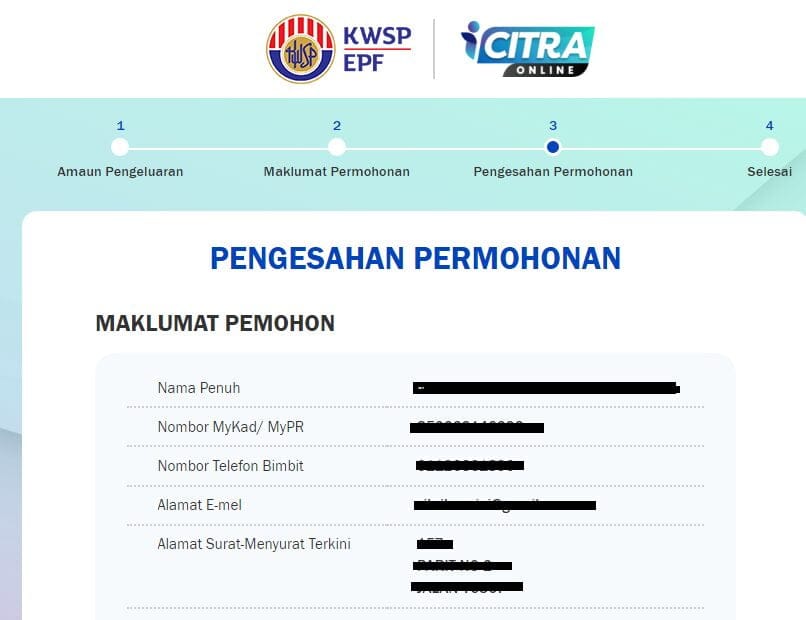 pengasahan pemohon icitra