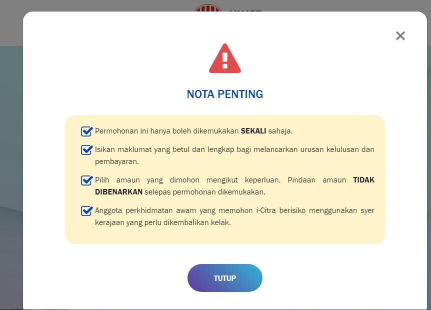 permohonan icitra kwsp