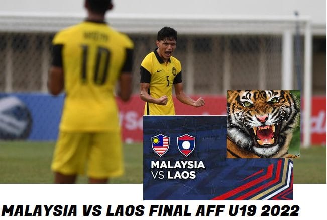 POSTER MALAYSIA VS LAOS FINAL 2022