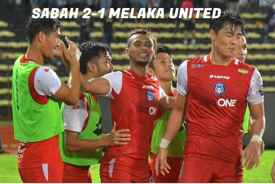 SABAH MENANG 2-1