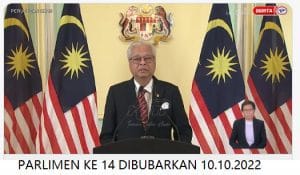 PARLIMEN DIBUBARKAN 10.10.2022