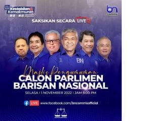 calon parlimen barisan nasional pru 15