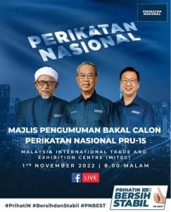 calon perikatan nasional pru 15