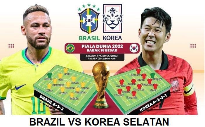 BRAZIL VS KOREA SELATAN
