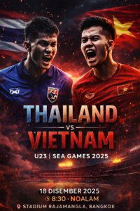 THAILAND VS VIETNAM U23 FINAL SUKAN SEA 18.12.2025